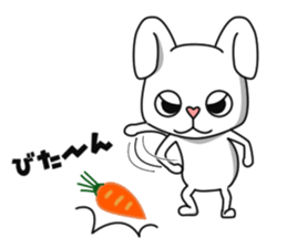 a long ear rabbit sticker #11147941