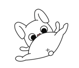 a long ear rabbit sticker #11147942