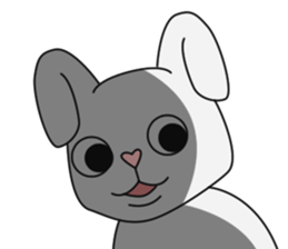 a long ear rabbit sticker #11147947