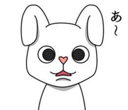 a long ear rabbit sticker #11147948