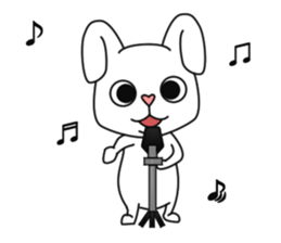 a long ear rabbit sticker #11147950