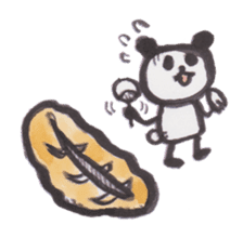 Bread-Panda sticker #11148091