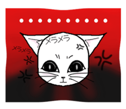 Guru Nyan White Cat First Chapter sticker #11148175