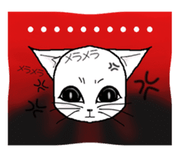 Guru Nyan White Cat First Chapter sticker #11148175