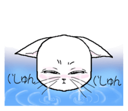 Guru Nyan White Cat First Chapter sticker #11148182