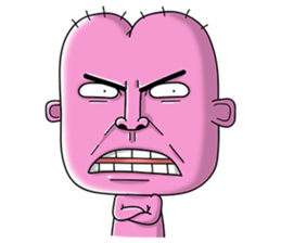 Bidji Head! - Epic Otaku Face - sticker #11148326