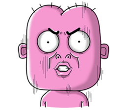Bidji Head! - Epic Otaku Face - sticker #11148333