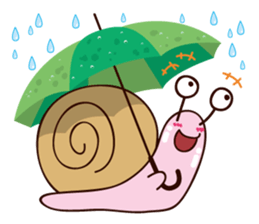 The daily life's words, Snail Sticker sticker #11148618