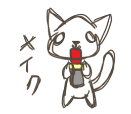 Every day of the cat. 4 sticker #11149195