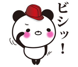 Onomatopoetic word panda sticker #11149482