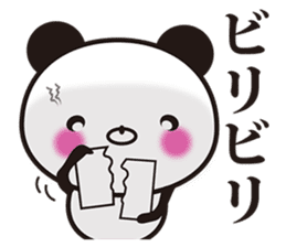 Onomatopoetic word panda sticker #11149493