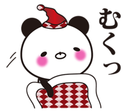 Onomatopoetic word panda sticker #11149516