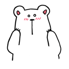 my white bear and penguin sticker #11149720