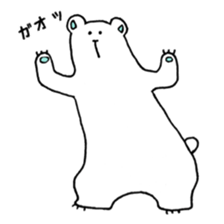 my white bear and penguin sticker #11149723