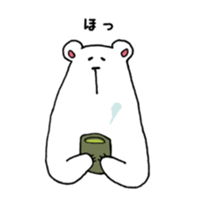 my white bear and penguin sticker #11149726