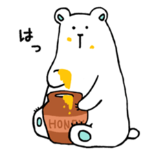 my white bear and penguin sticker #11149727