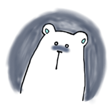 my white bear and penguin sticker #11149729