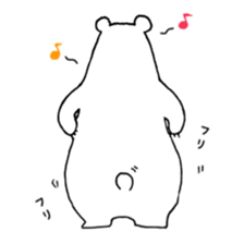 my white bear and penguin sticker #11149732