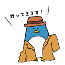 my white bear and penguin sticker #11149754