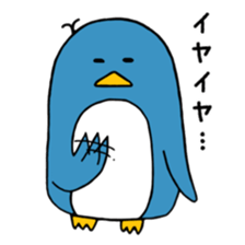 my white bear and penguin sticker #11149757