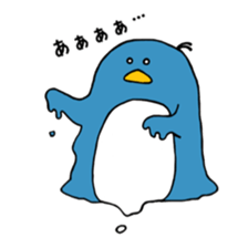 my white bear and penguin sticker #11149758