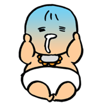 A flabby baby sticker #11149895