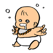 A flabby baby sticker #11149905