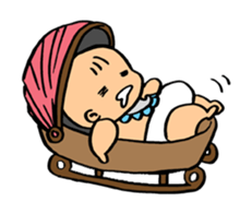 A flabby baby sticker #11149917