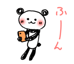 Hand-painted panda sticker #11150308