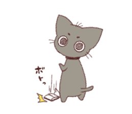 Cat story - crayon - sticker #11150377