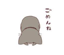 Cat story - crayon - sticker #11150380