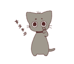 Cat story - crayon - sticker #11150391