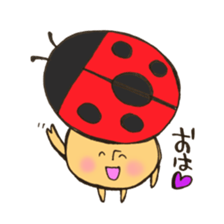 Mr. ladybug mushroom sticker #11150480