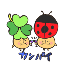 Mr. ladybug mushroom sticker #11150483