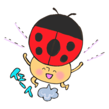 Mr. ladybug mushroom sticker #11150491