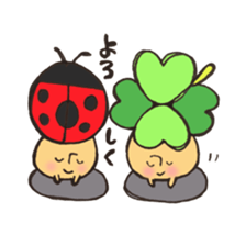 Mr. ladybug mushroom sticker #11150502