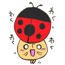 Mr. ladybug mushroom sticker #11150504