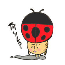Mr. ladybug mushroom sticker #11150518