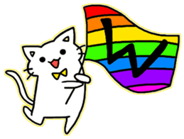 seven rainbow cats part6 sticker #11150942