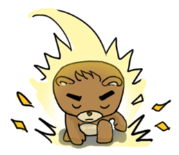 Action Grizzly Bear sticker #11151164