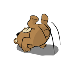 Action Grizzly Bear sticker #11151168