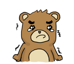 Action Grizzly Bear sticker #11151185