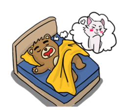 Action Grizzly Bear sticker #11151199