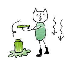 Cuisine is good at cat sticker #11152123