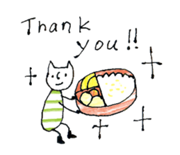 Cuisine is good at cat sticker #11152124