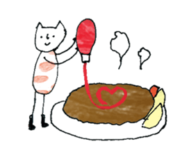 Cuisine is good at cat sticker #11152145