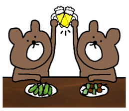 ninja bear 1 sticker #11152185