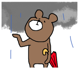 ninja bear 1 sticker #11152187