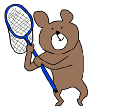 ninja bear 1 sticker #11152191