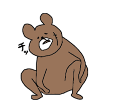 ninja bear 1 sticker #11152196